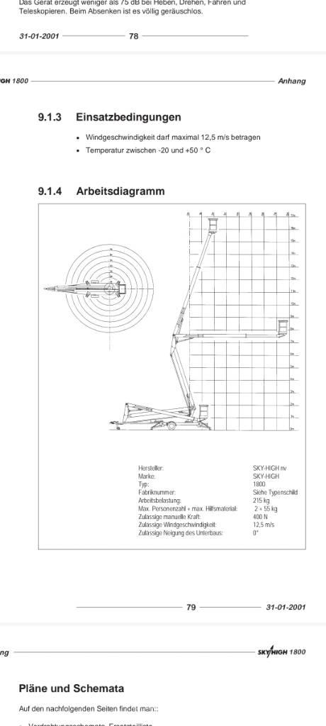 Sky High 1800 Remorque nacelle