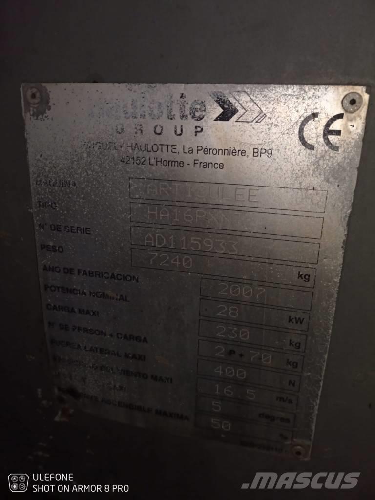Haulotte HA 16 PX NT Nacelles articulées