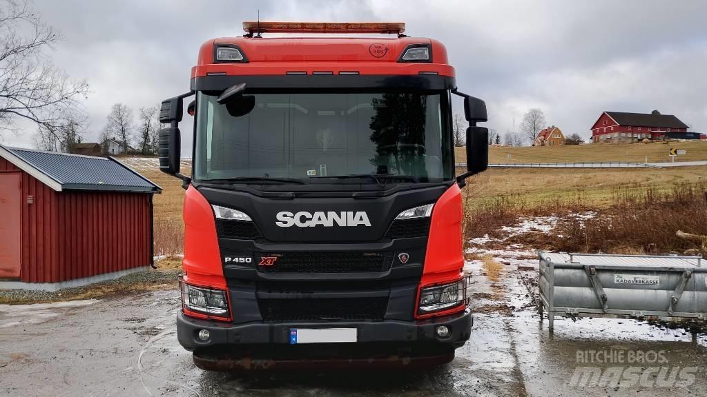 Scania P450 XT Camion aspirateur, Hydrocureur