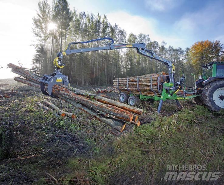 Farma C6,7D-9F Remorque forestière avec grue