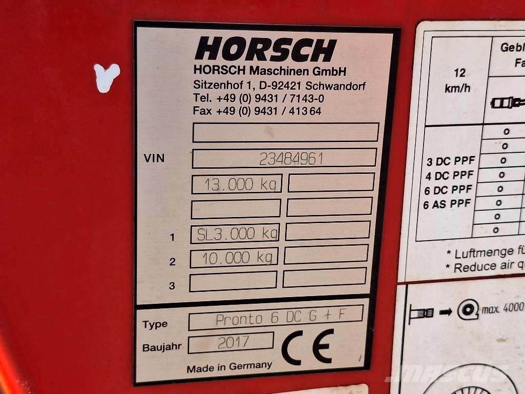 Horsch Pronto 6 DC Semoir