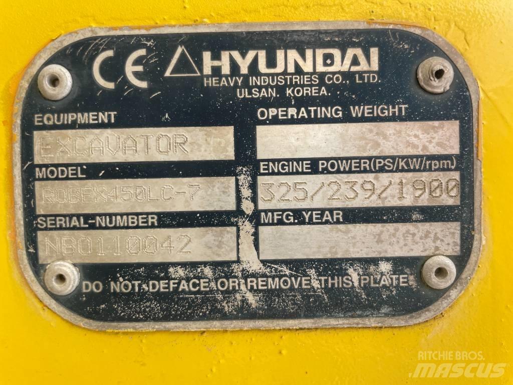 Hyundai R 450 LC-7 Pelle sur chenilles