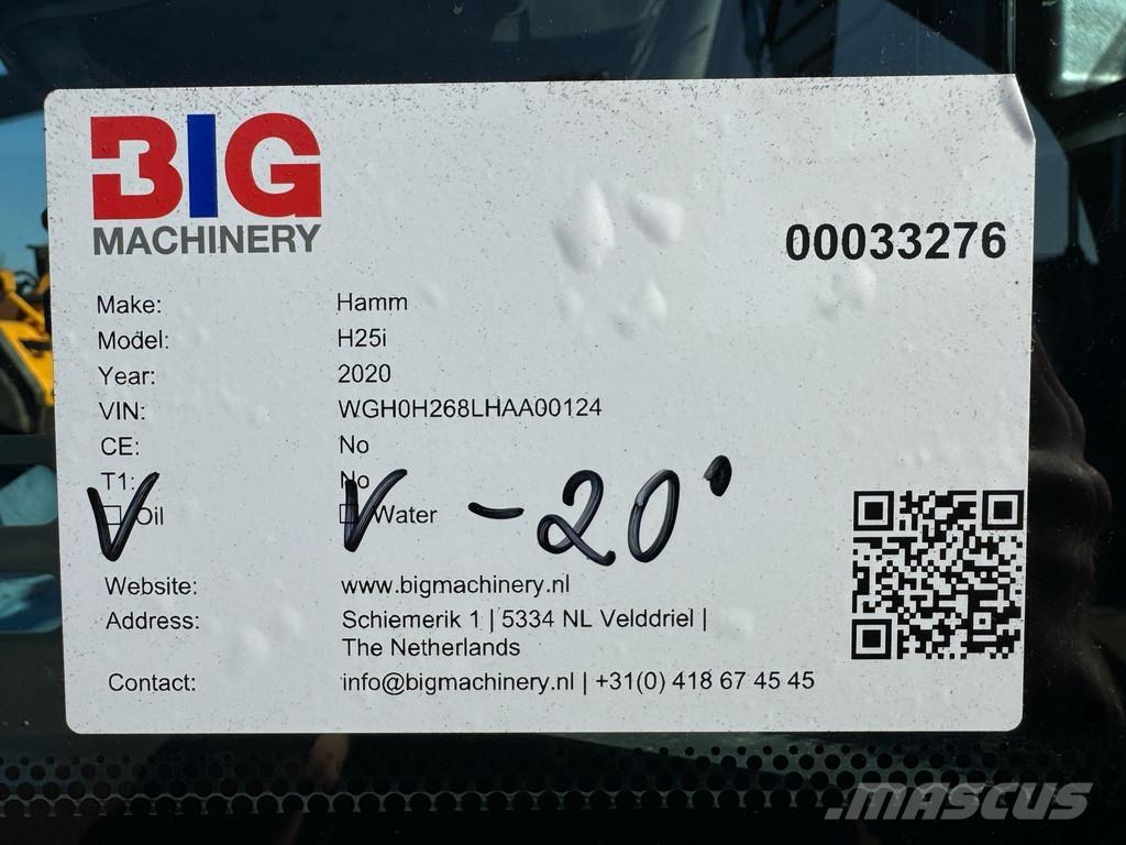 Hamm H25i Rouleaux monocylindre