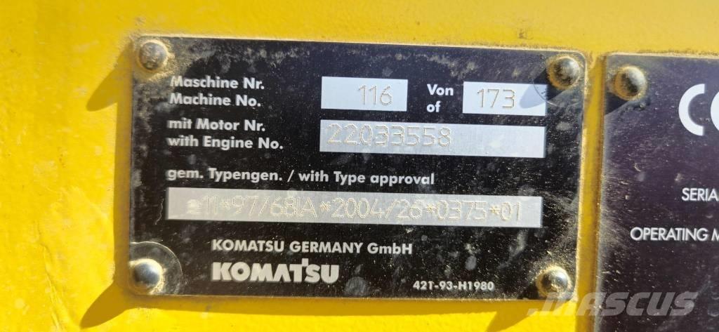 Komatsu PW 180-7EO Pelle sur pneus