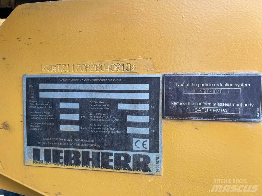 Liebherr L580 Chargeuse sur pneus