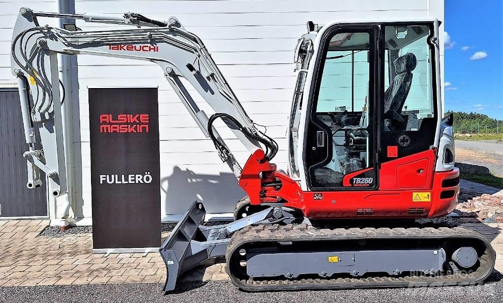 Takeuchi TB260 Mini pelle < 7t