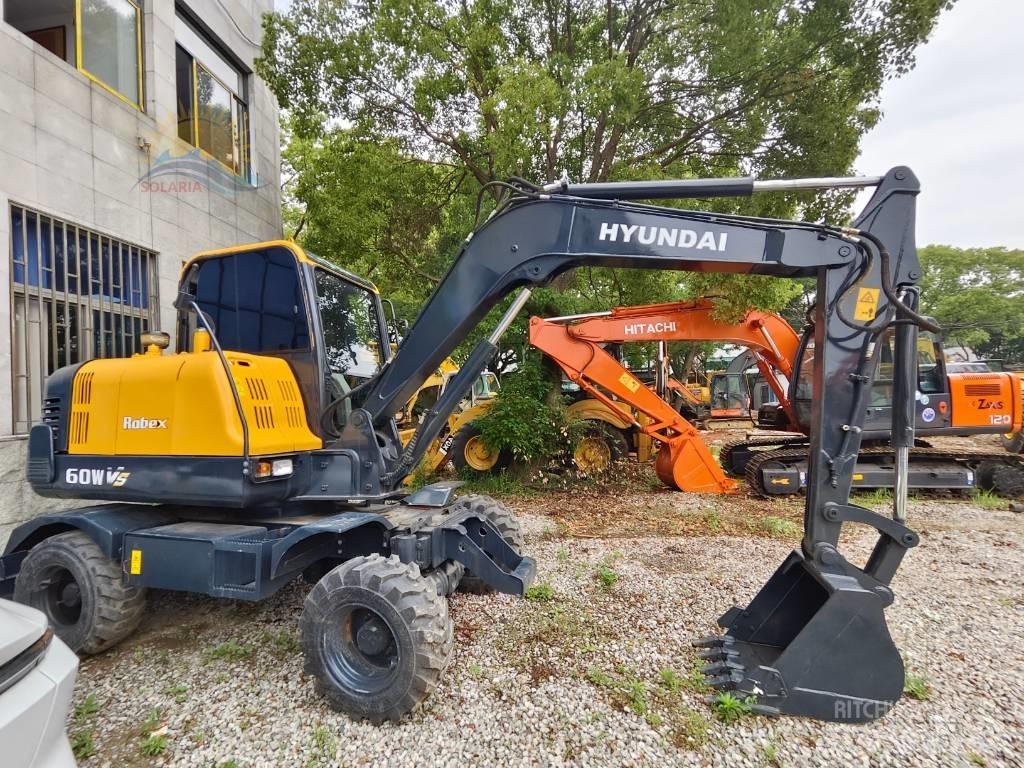Hyundai Robex 60 Pelle sur pneus
