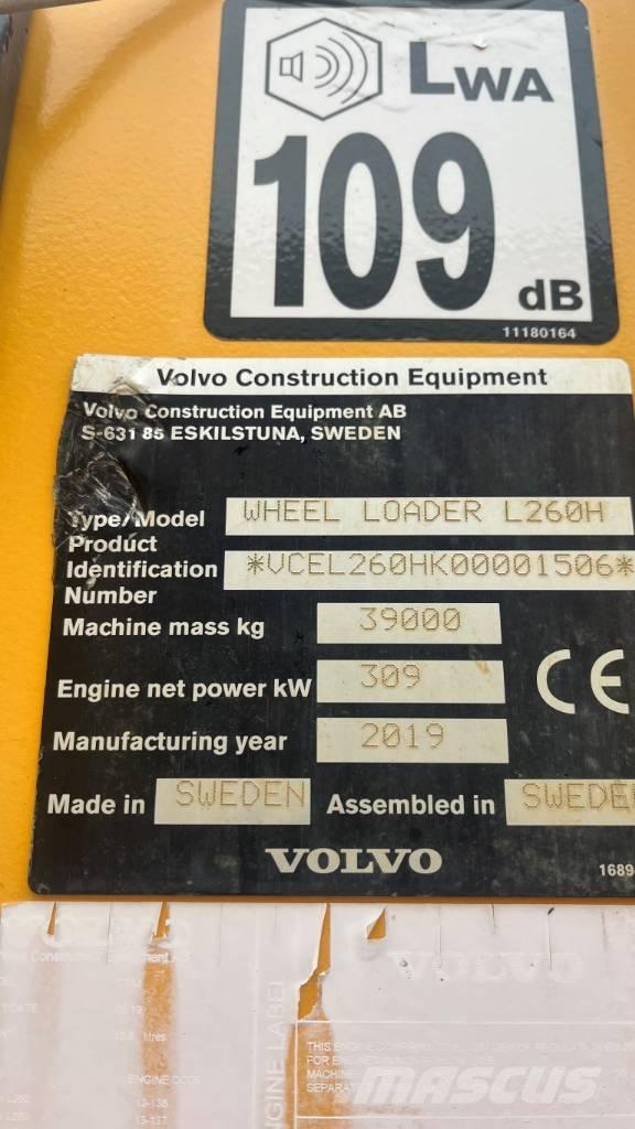 Volvo L260H Chargeuse sur pneus