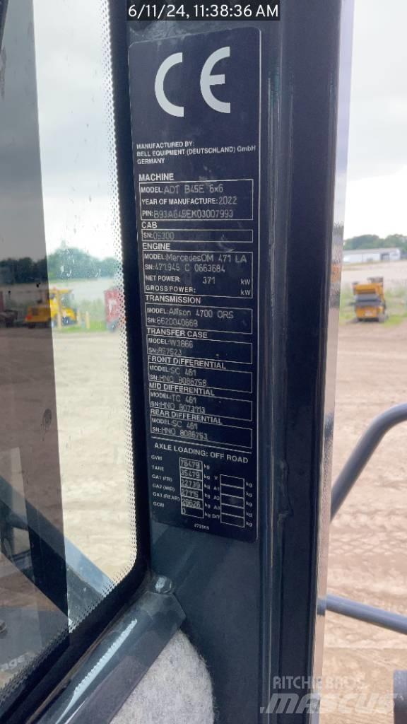 Bell B45E Tombereau articulé