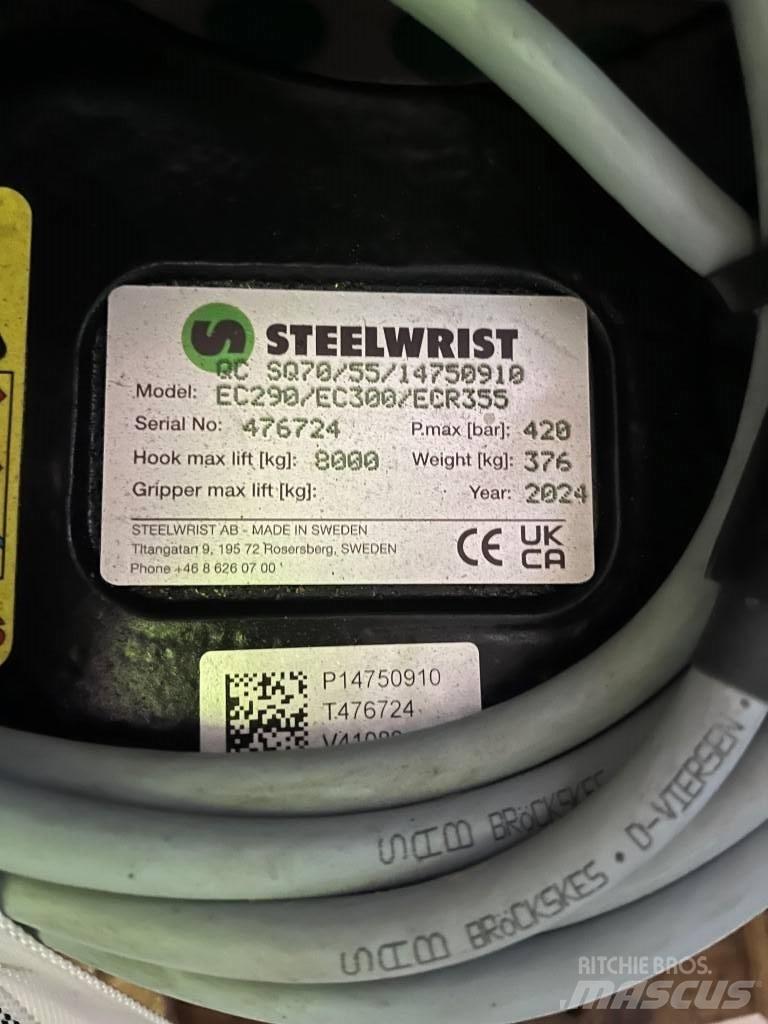 Steelwrist S70 Attache rapide pour godet