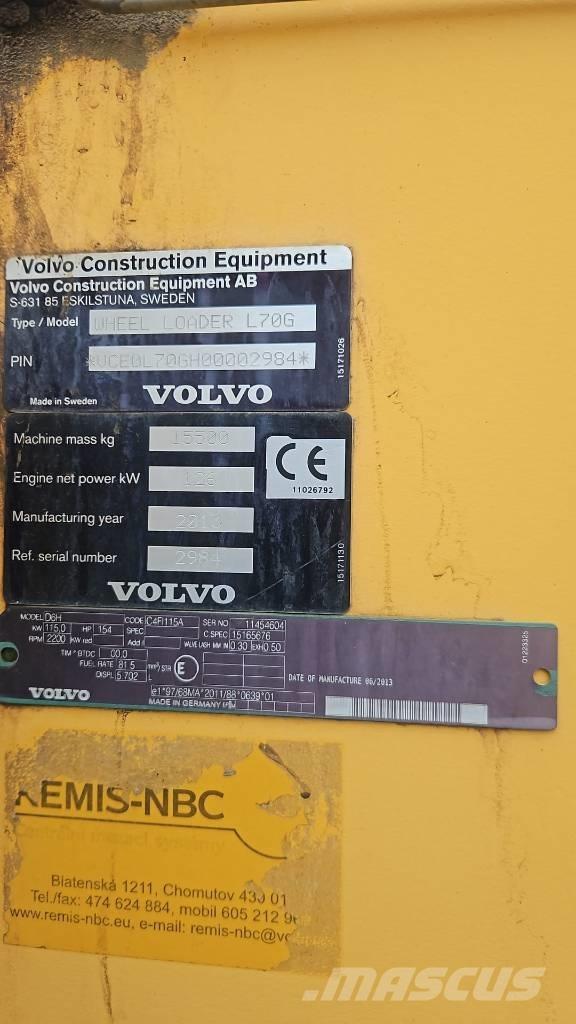 Volvo L 70 G Chargeuse sur pneus