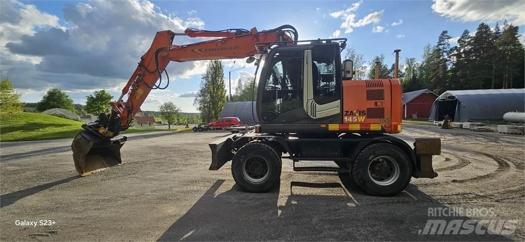 Hitachi ZX145W-3 Pelle sur pneus