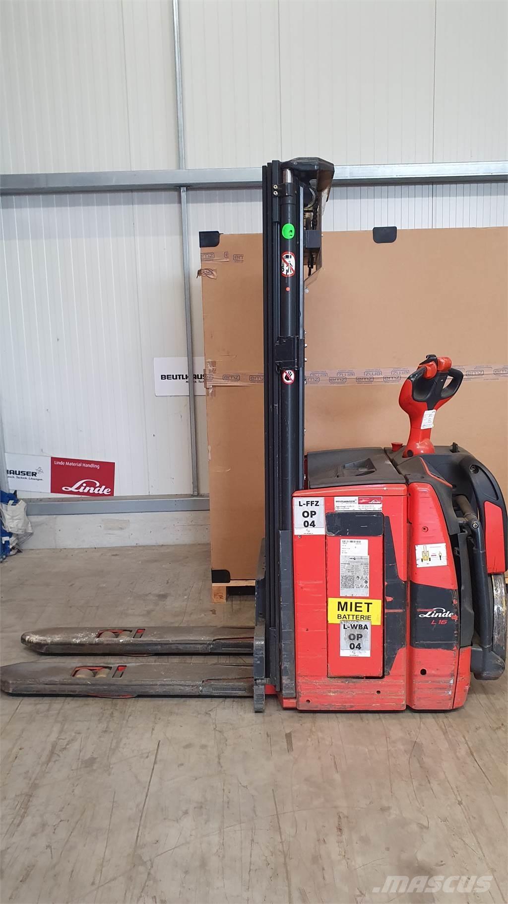 Linde L16AP Gerbeur accompagnant