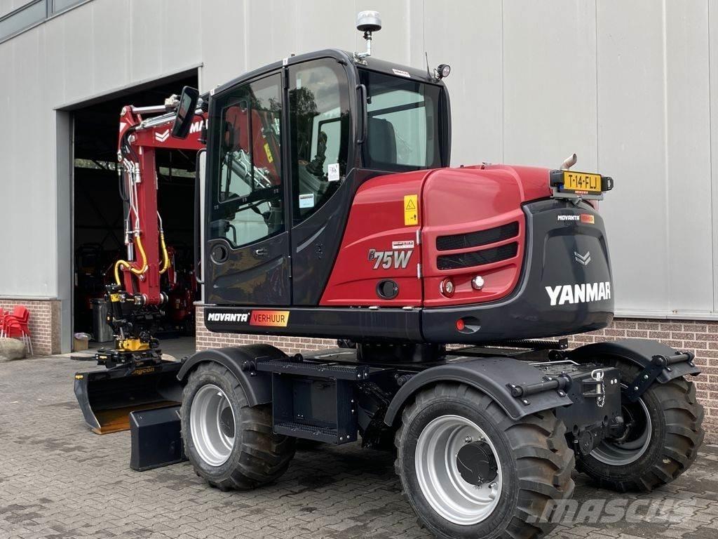 Yanmar B75W Pelle sur pneus