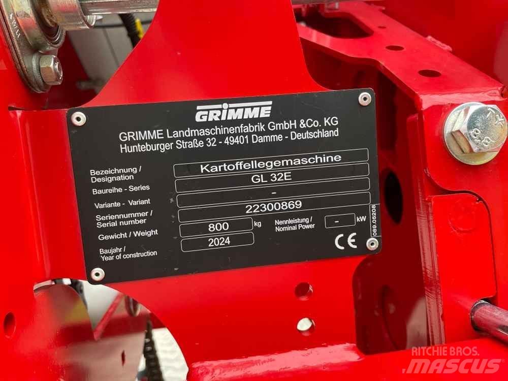 Grimme GL 32 E Planteurs de pommes de terre