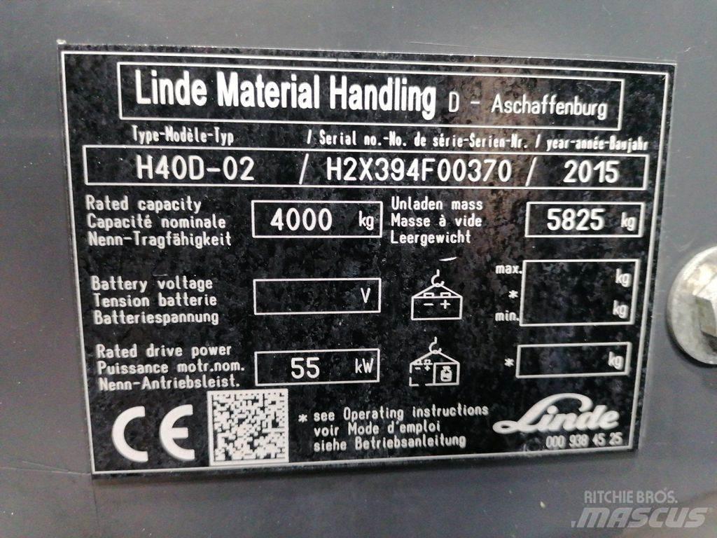 Linde H40D-02 Chariots diesel