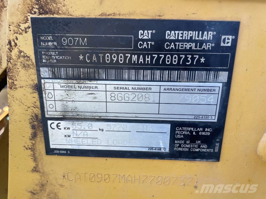 CAT 907 M Chargeuse sur pneus