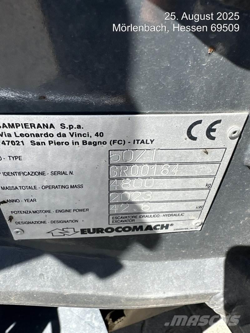 Eurocomach 50ZT Mini pelle < 7t