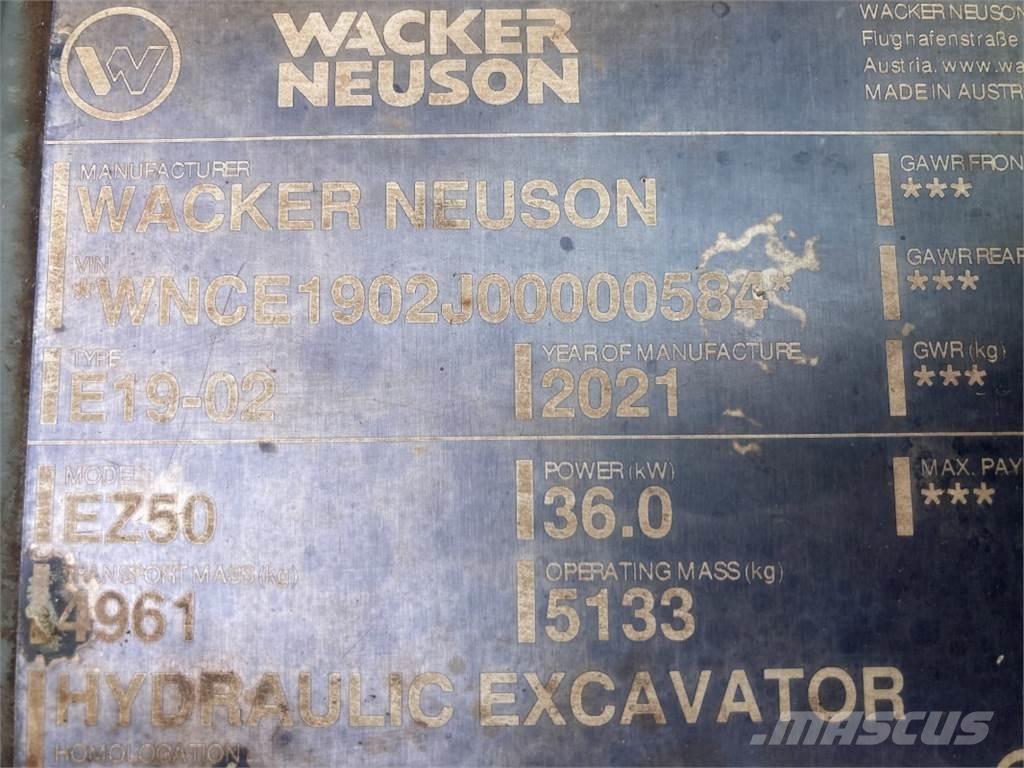 Wacker Neuson EZ50 Mini pelle < 7t