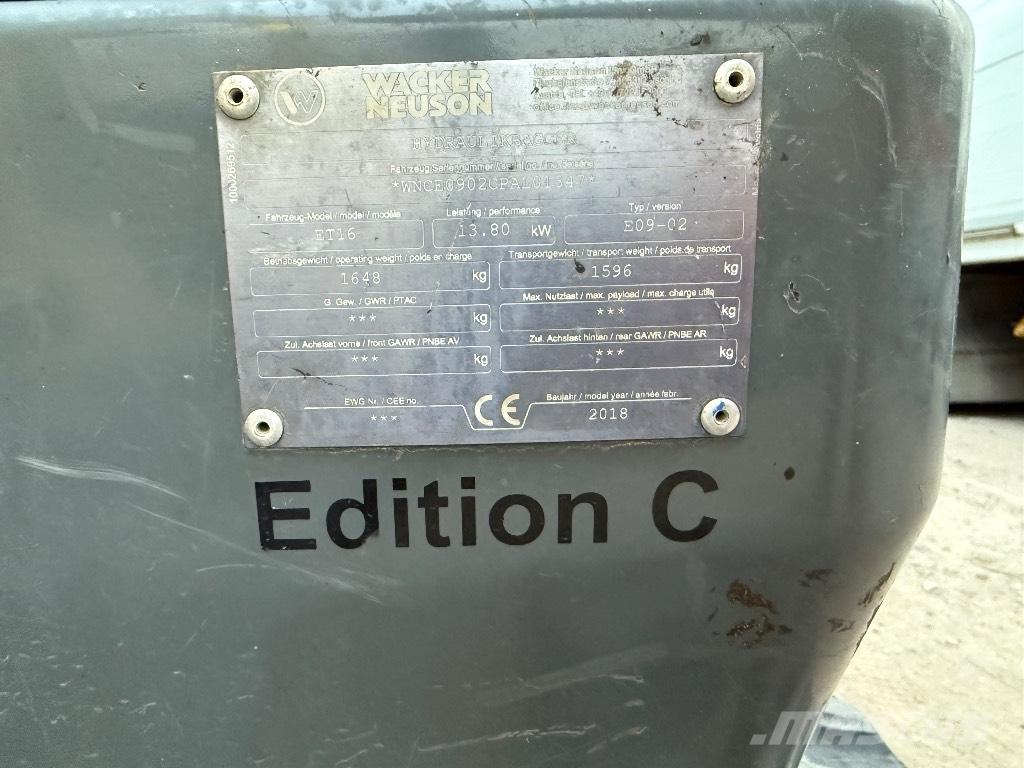 Wacker Neuson ET 16 Mini pelle < 7t