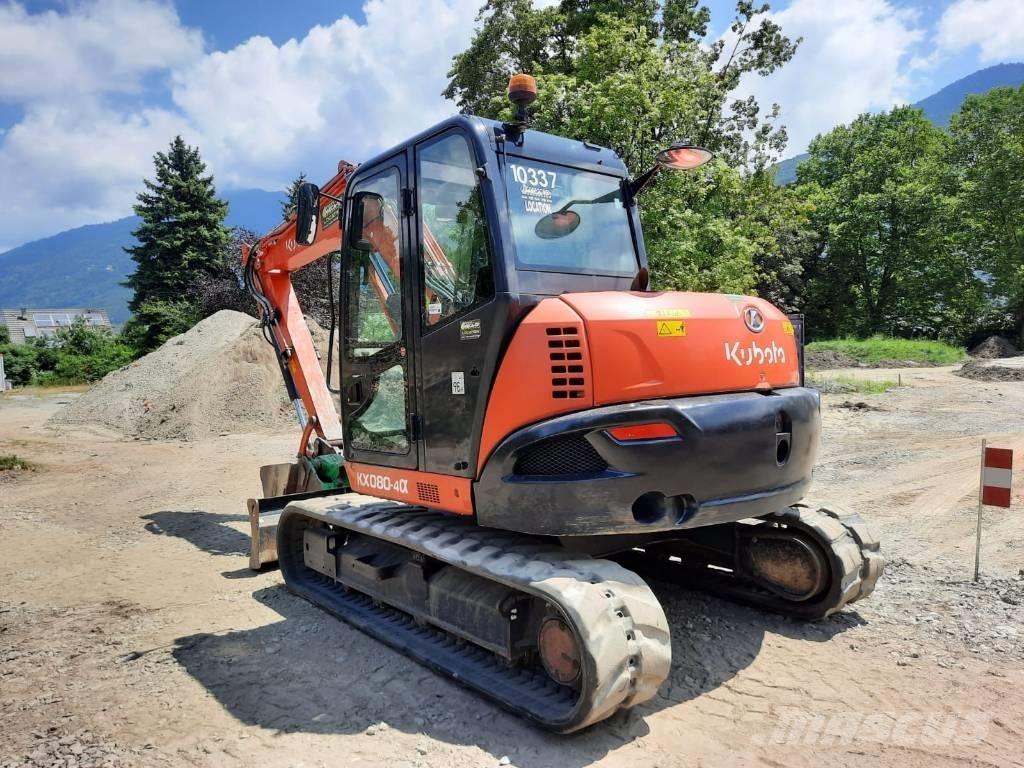 Kubota KX 080-4 Mini pelle 7t-12t
