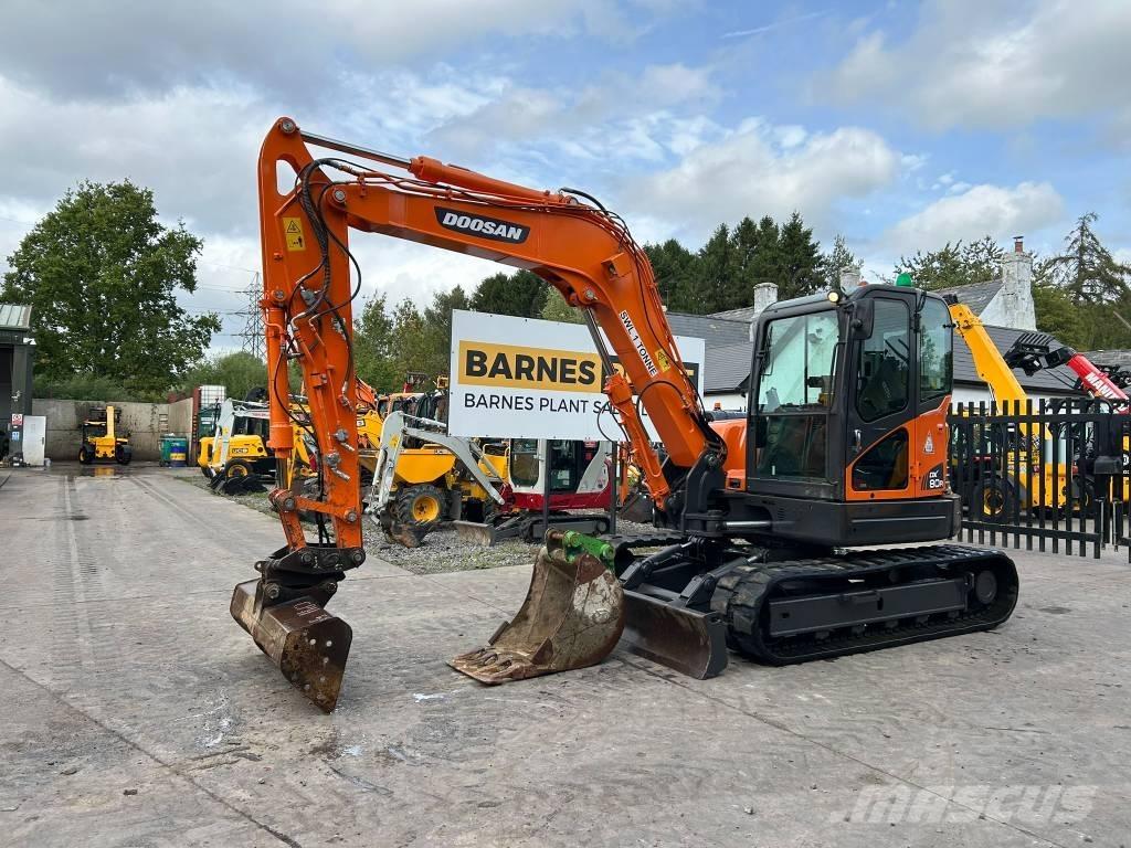 Doosan DX 80 R Mini pelle 7t-12t
