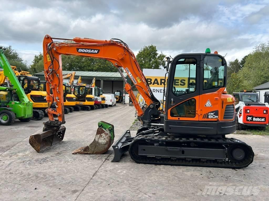 Doosan DX 80 R Mini pelle 7t-12t