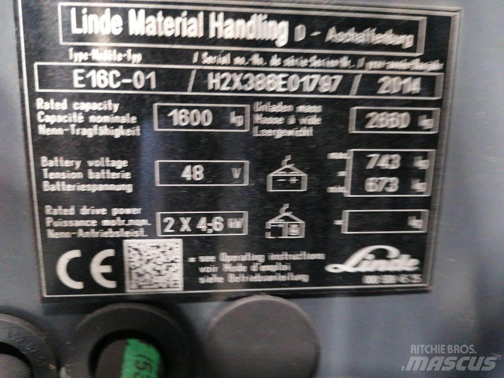 Linde E16C-01 Chariots élévateurs électriques