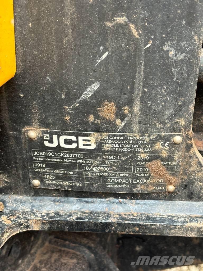 JCB 19 C-1 Mini pelle < 7t