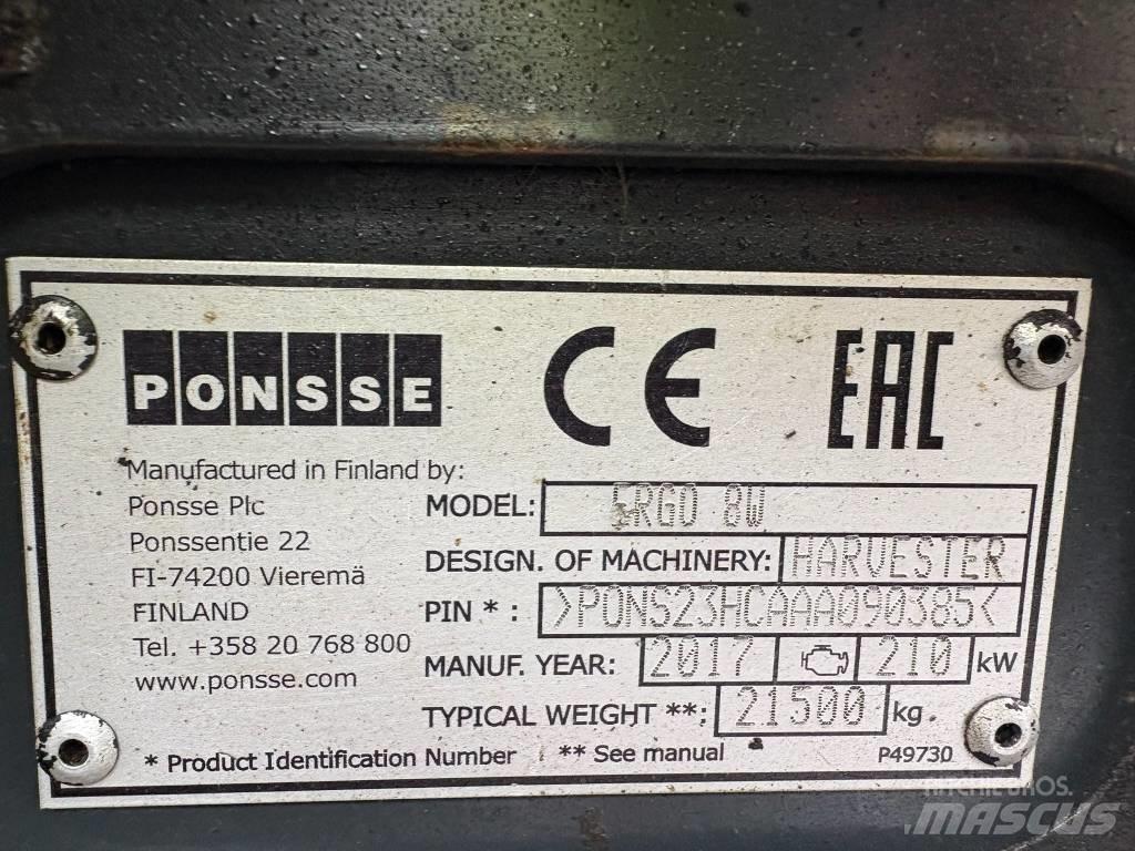 Ponsse Ergo 8W Abatteuse