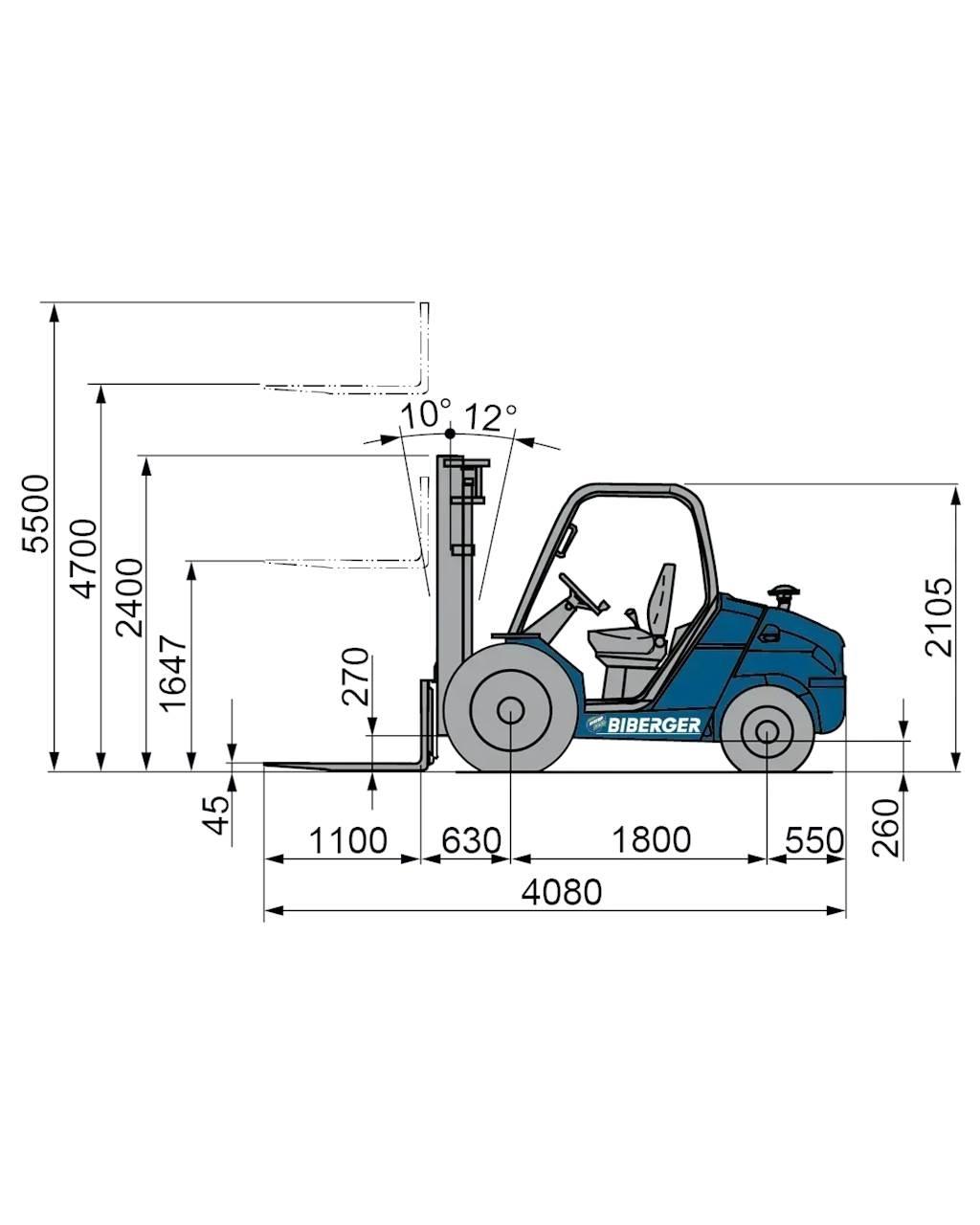 Manitou MSI 30 Chariots diesel