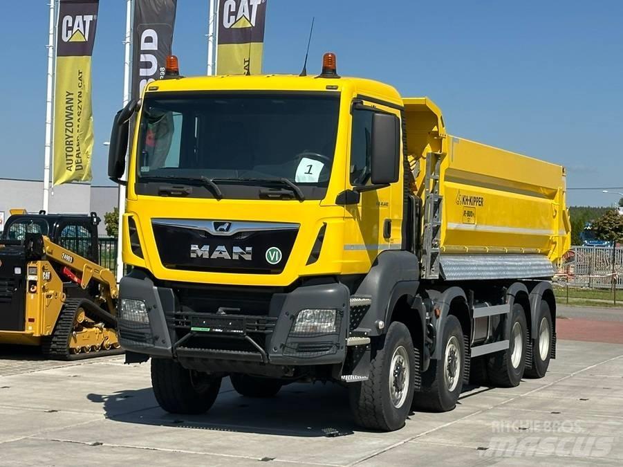MAN TGS 41.460  8X8 Camion benne