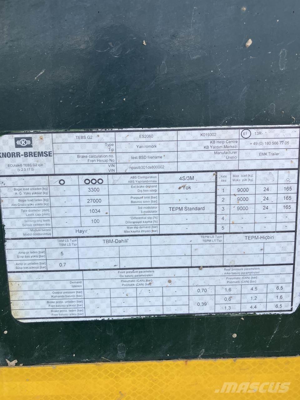  EMEK SLB 3 Tonne à lisier