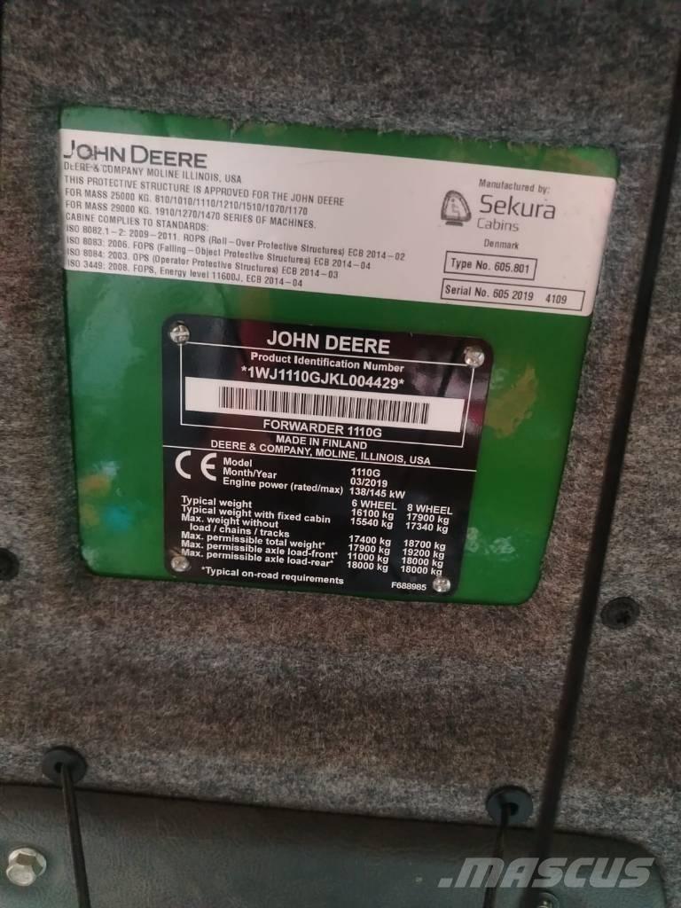John Deere 1110 Porteur