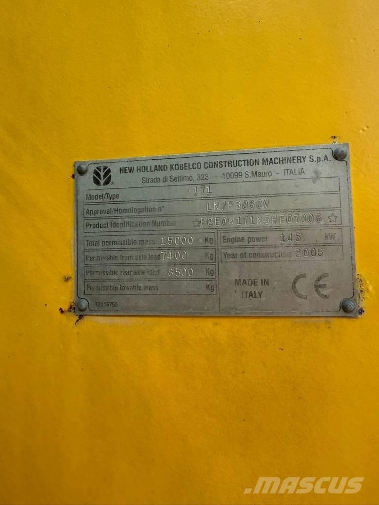 New Holland W 170 TC Chargeuse sur pneus