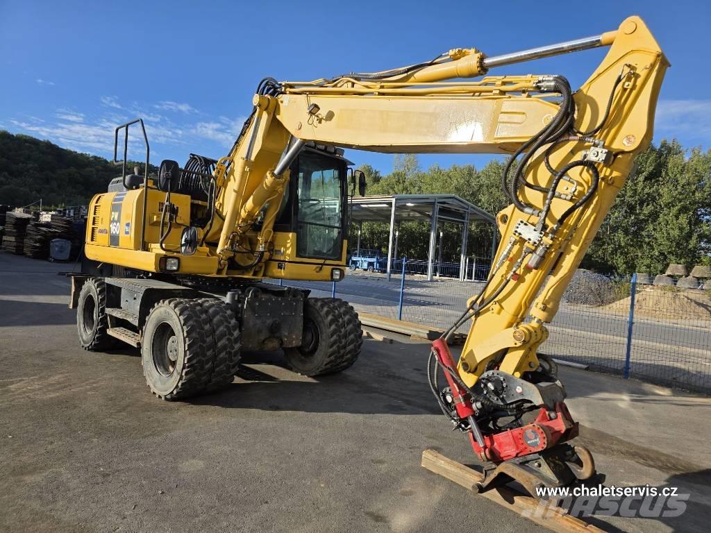 Komatsu PW 160 Pelle sur pneus