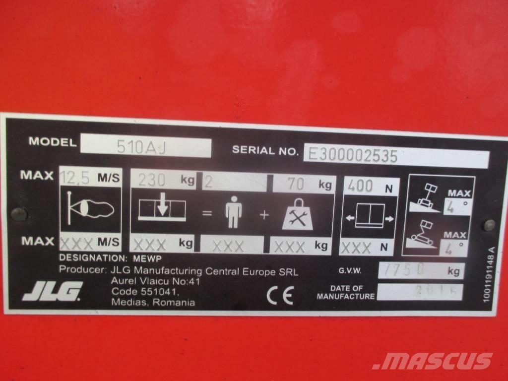 JLG 510 AJ Nacelles articulées