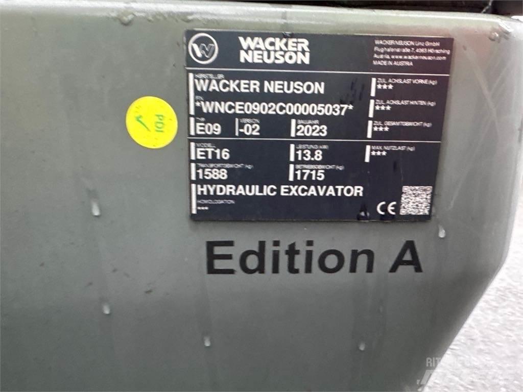 Wacker Neuson ET16 Pelle sur chenilles