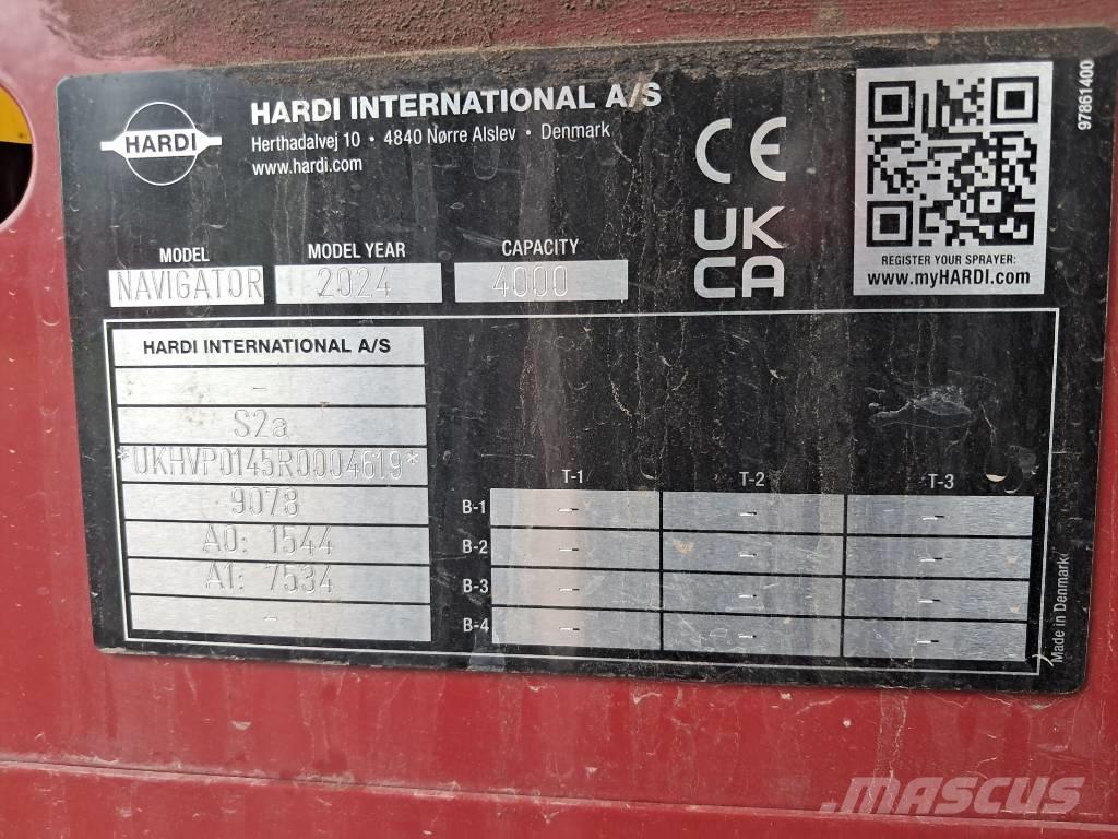 Hardi Navigator 40i Pulvérisateurs traînés