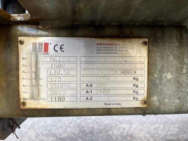  Martignani KWH M612 Pulvérisateur vigne
