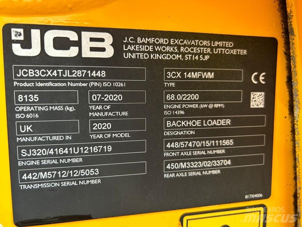 JCB 3CX Air Con Tractopelle