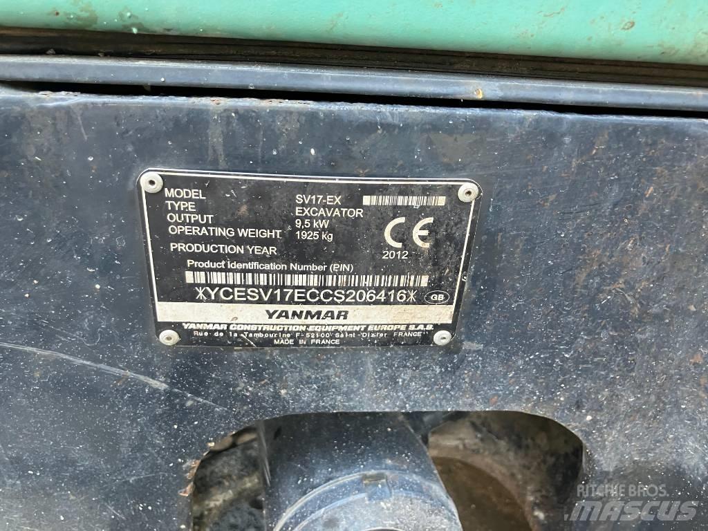 Yanmar SV 17 EX Mini pelle < 7t