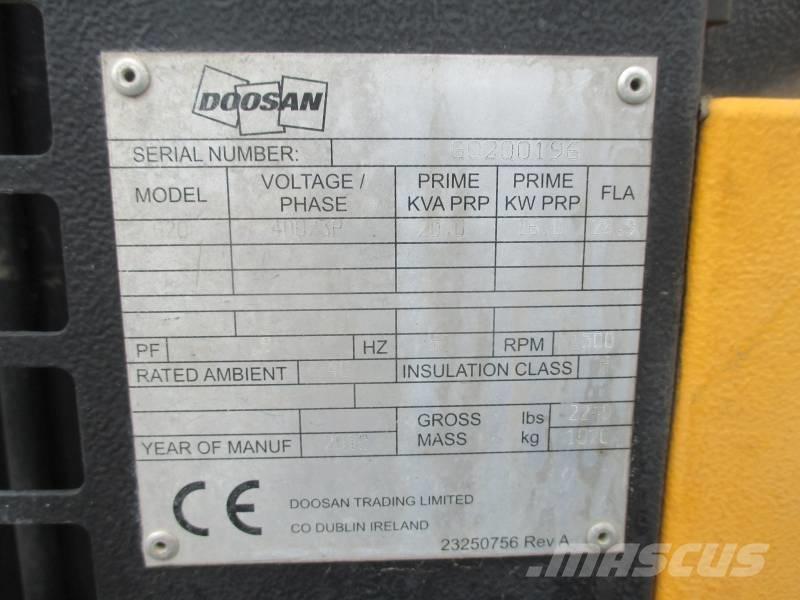 Doosan G 20 Générateurs diesel