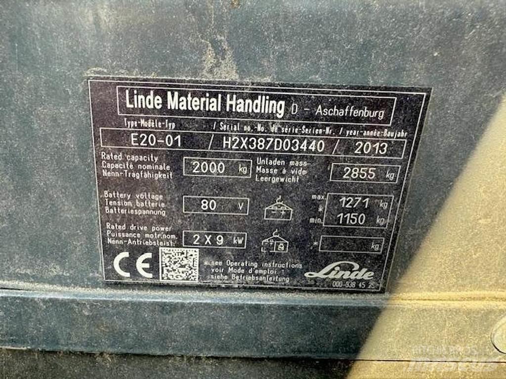 Linde E20-01 Autres Chariots élévateurs