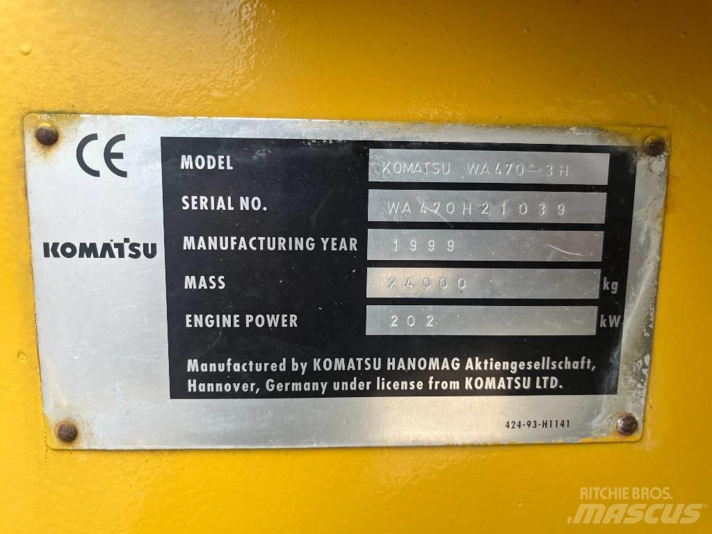 Komatsu WA 470-3H Chargeuse sur pneus