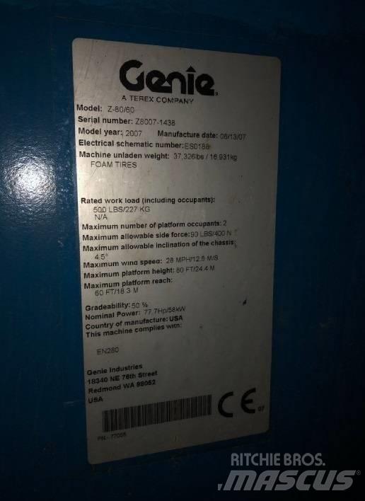 Genie Z 80/60 Nacelles articulées