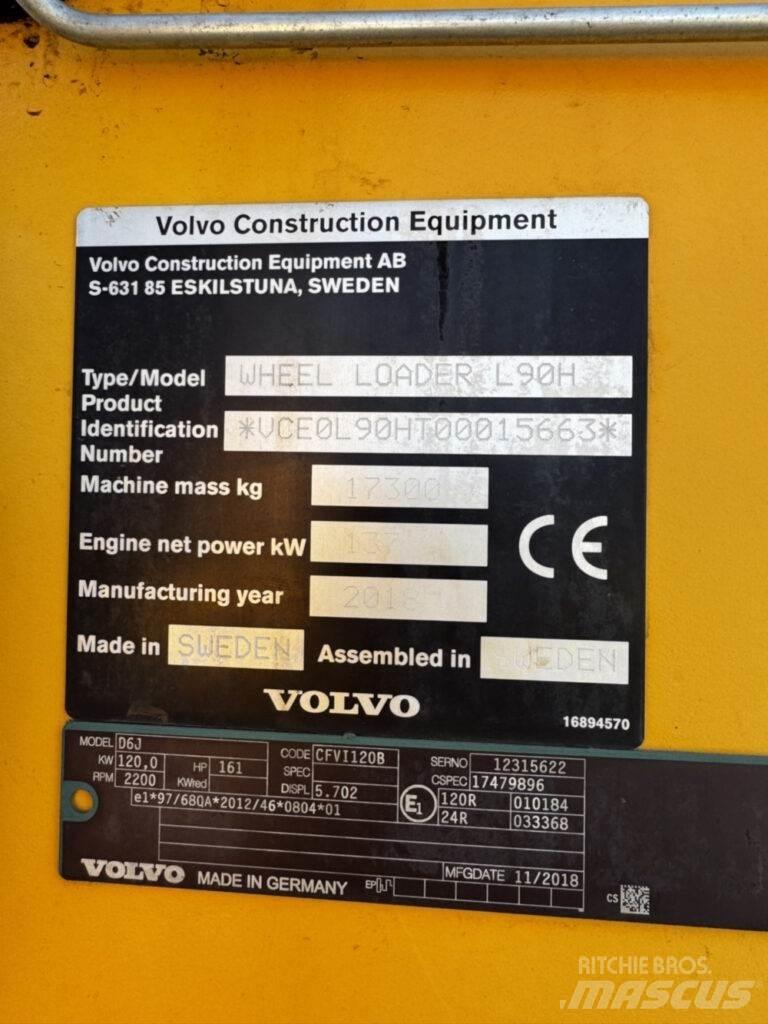 Volvo L90H Chargeuse sur pneus