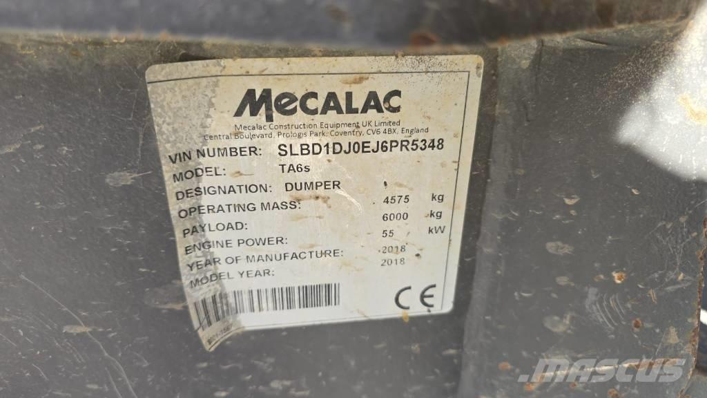 Mecalac TA 6 S Tombereau articulé