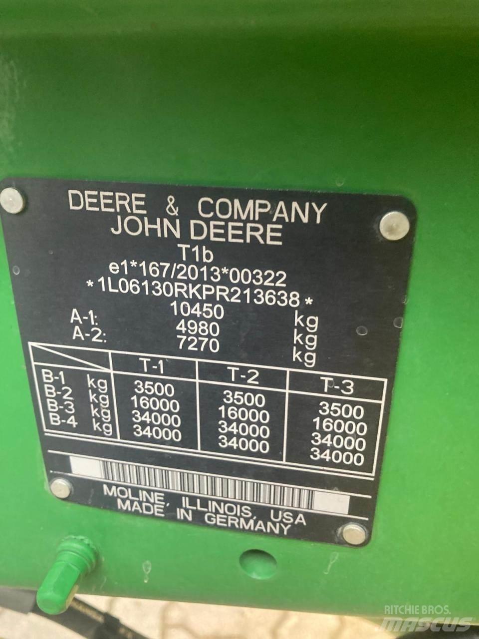 John Deere 6R 130 Tracteur