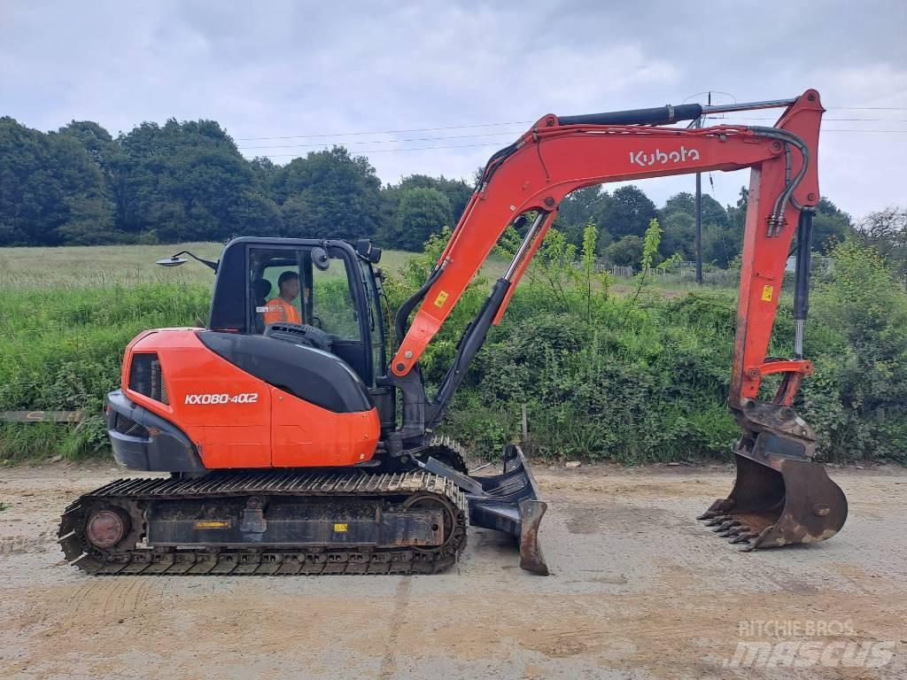 Kubota KX 080-4 Mini pelle 7t-12t
